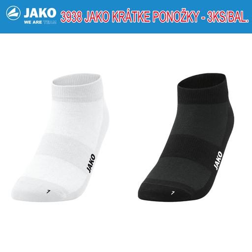 JAKO KRÁTKE PONOŽKY - 3 ks / bal.