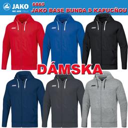 JAKO BASE BUNDA S KAPUCŇOU - DÁMSKA - 6865D0101