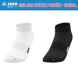 JAKO KRÁTKE PONOŽKY - 3 ks / bal. - 39380001