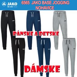 JAKO BASE JOGGING NOHAVICE S MANŽETAMI - 65650801