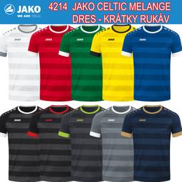 JAKO CELTIC MELANGE DRES - krátky rukáv - 421400301