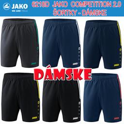 JAKO COMPETITION 2.0 ŠORTKY - DÁMSKE - 6218D1801